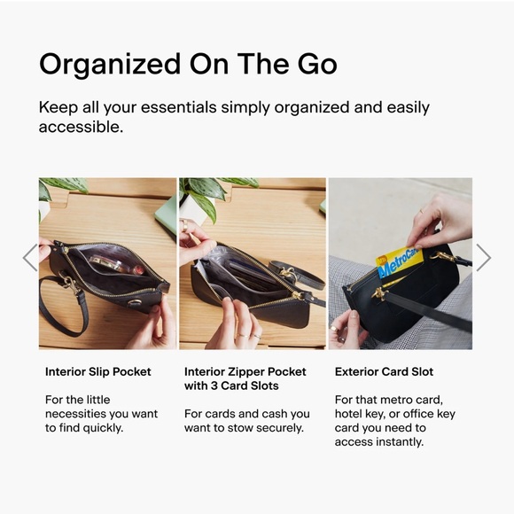 Lo & Sons Waverley 2 Large Saffiano Leather Convertible Bag Ivory/Gold/Camel - Picture 9 of 9